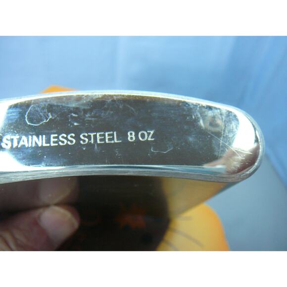 San Diego Chargers Logo 8 oz Stainless Steel Flask - Picture 5 of 8